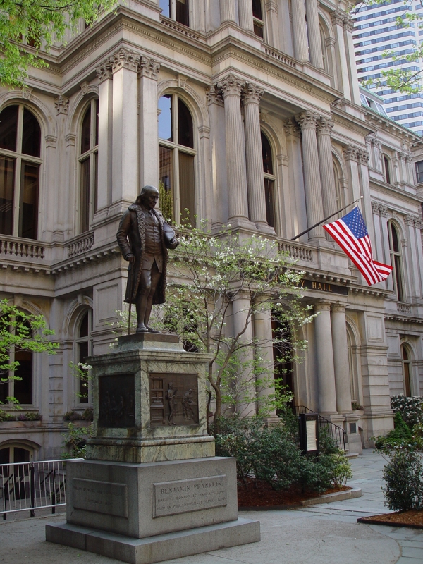 Then the Benjamin Franklin Statue and Boston Latin School