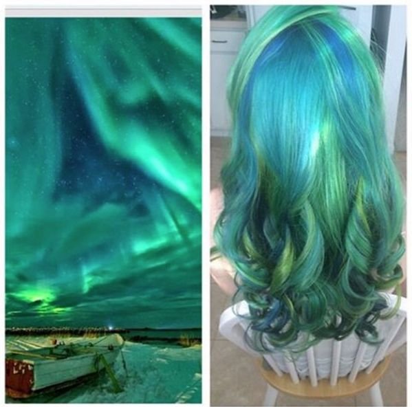 Up Your Color Game with Northern Lights Hair