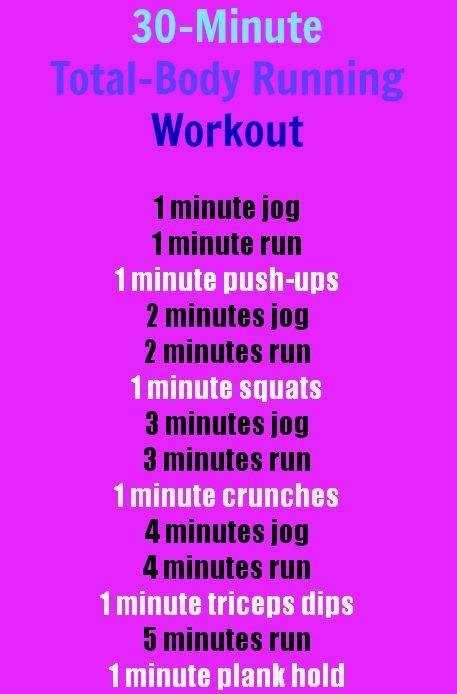 30-Minute, Total-Body Running Workout