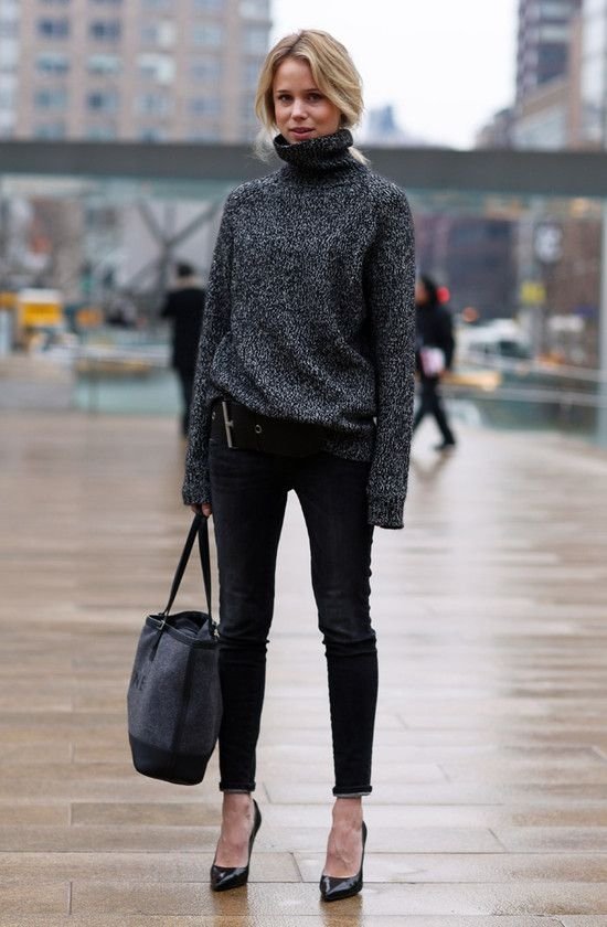 7 Street Style Ways to Wear a Turtleneck This Fall ...