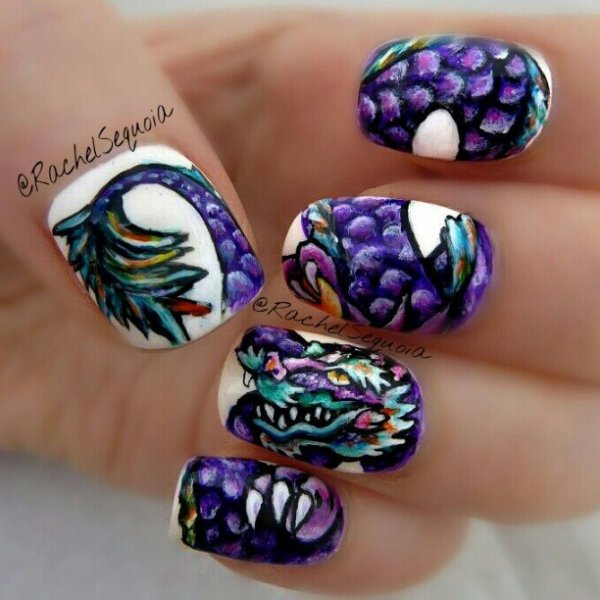 The 30 Best Dragon Nail Art Designs in the Whole World ...