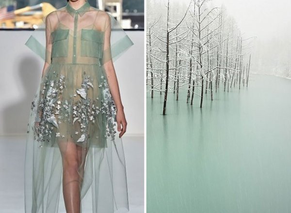 Delpozo S/S 2015 and Frozen Pond