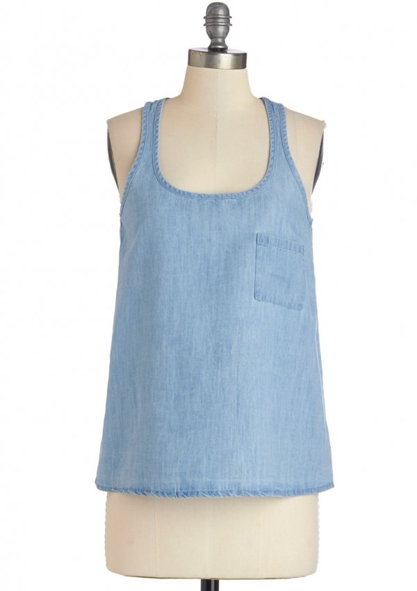 Jack by BB Dakota Chambray Tank