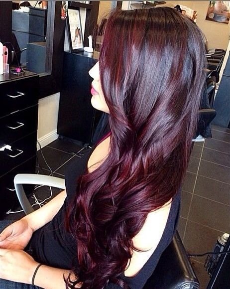 hair,hairstyle,hair coloring,black hair,long hair,