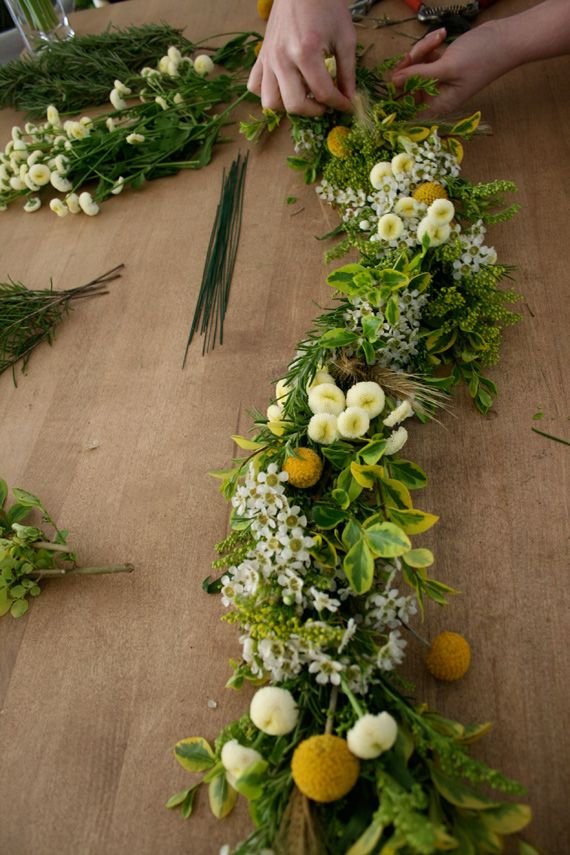 DIY Fresh Floral Garland Tutorial - for Swags or Garlands