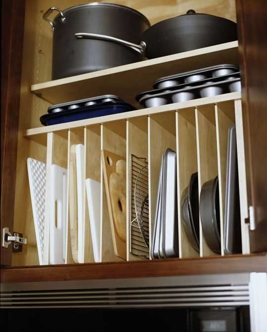 Dividers in the Deep Space above the Oven or Refrigerator