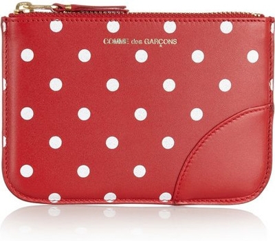 Comme Des Garçons Polka Dot Leather Coin Purse