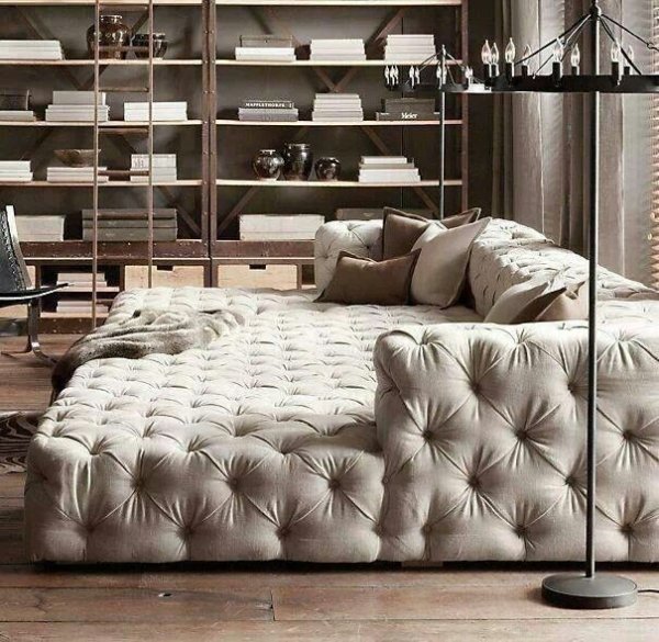 Tufted Movie Pit Couch