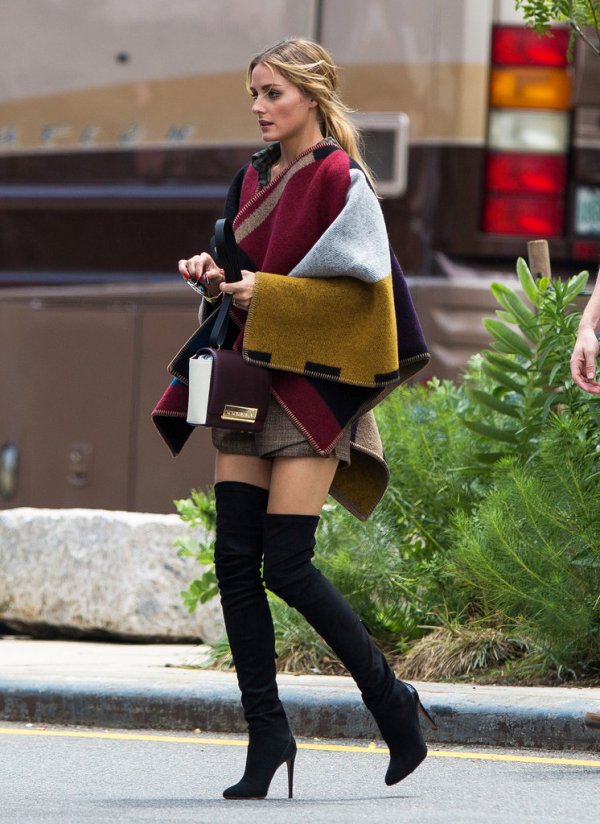 Olivia Palermo (again!) in Burberry