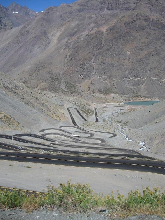 Paso De Los Caracoles, Andes