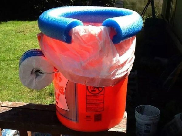 Homemade Porta Potty