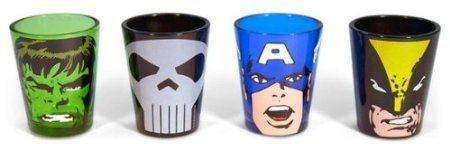 4 Piece Shot Glass Set