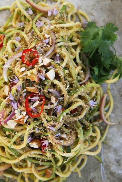 Thai Zucchini Noodle Salad