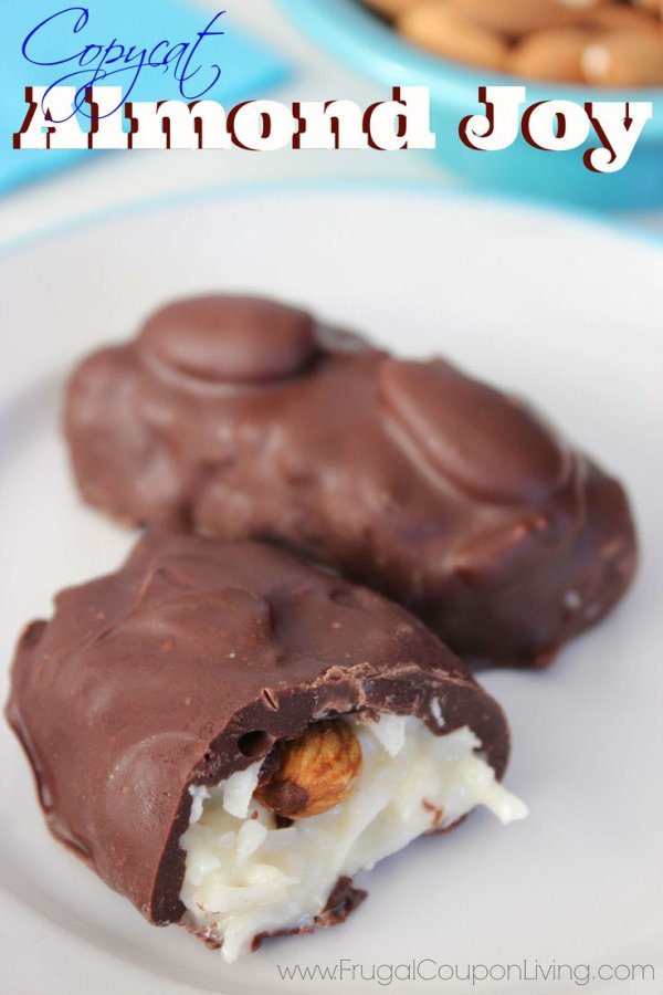 Copycat Almond Joy Candy Bar