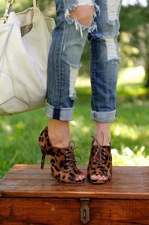 Open Toe Booties