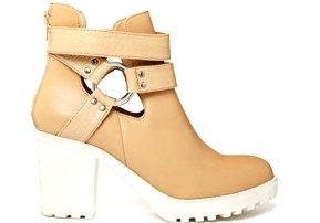 River Island Ilona Brown Harness Boots…