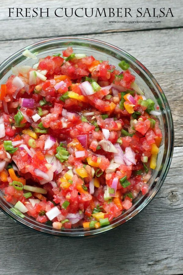 Fresh Cucumber Salsa