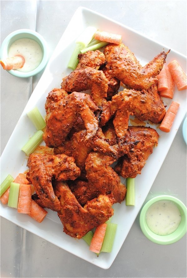 Orange and Green Chili Wing Sauce