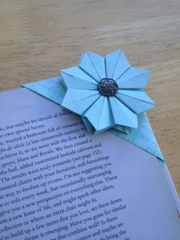 Origami Flower Bookmark