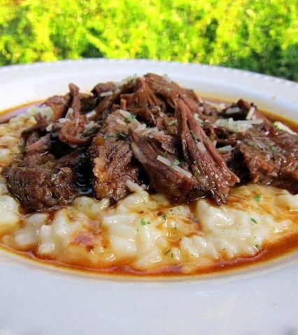 Italian Pot Roast and Parmesan Risotto