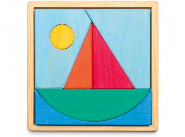 Grimm's Wooden Sailboat Puzzle