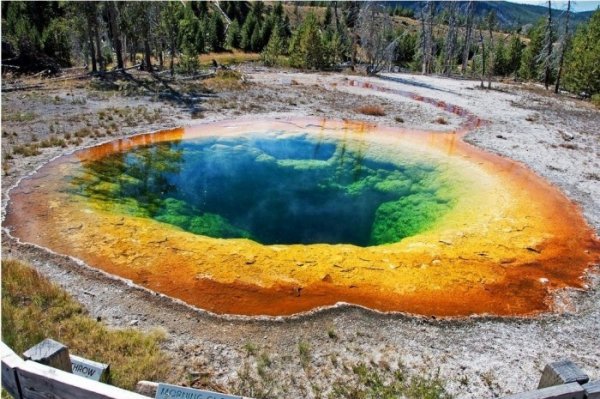 Grand Prismatic Spring in USA