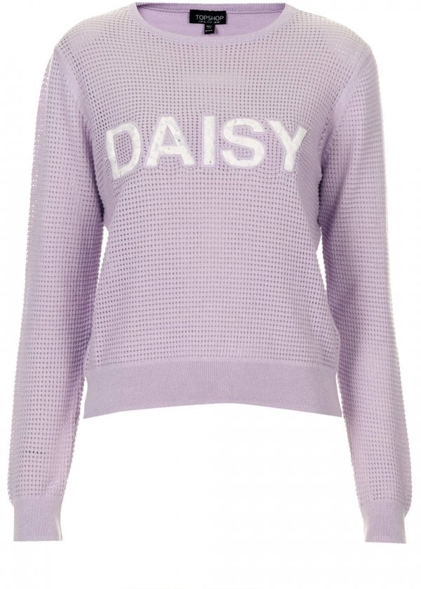 Topshop ‘Daisy’ Applique Jumper