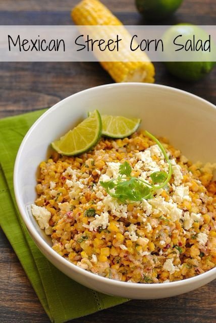 Roasted Mexican Street Corn Salad