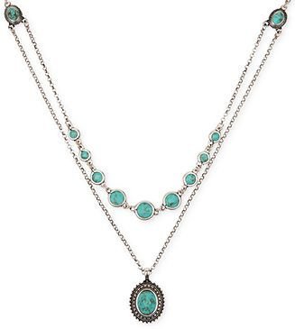 Double Layered Turquoise Necklace