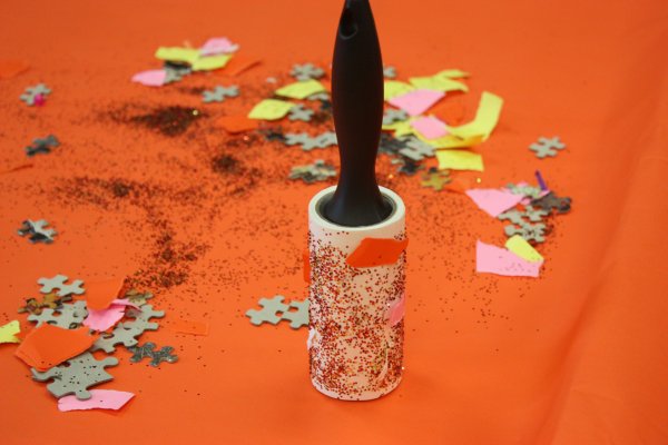 Lint Roller + Glitter