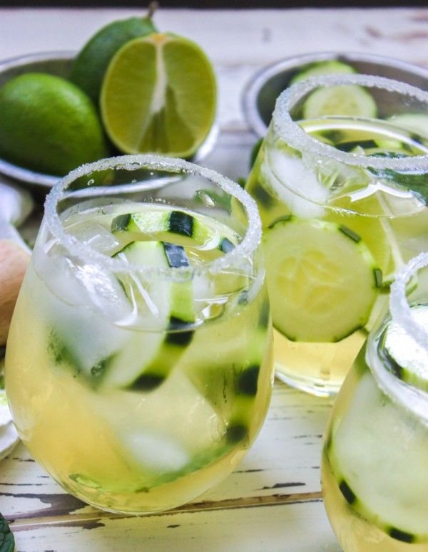 Cucumber and Green Tea Mojito