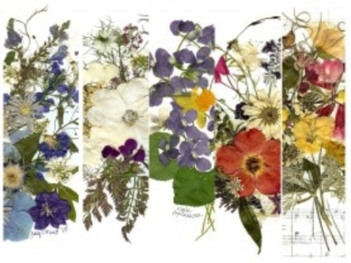 Make Your Own Floral Bouquet Bookmarks