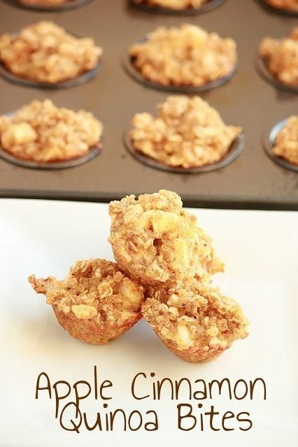 Apple Cinnamon Quinoa Bites