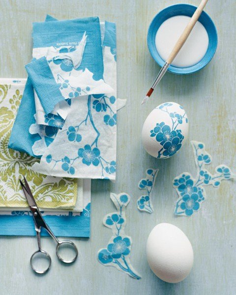 Decoupage Eggs