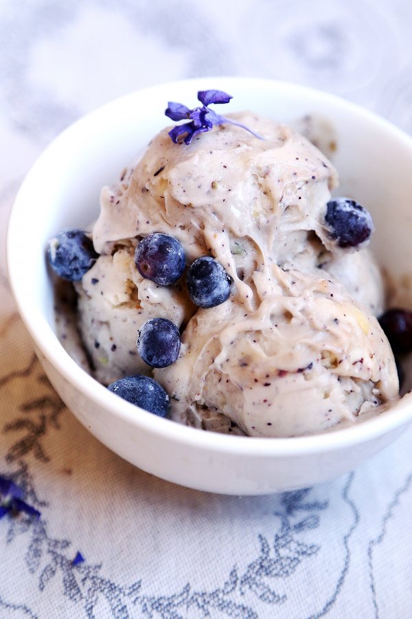 Blueberry Banana Ice Cream