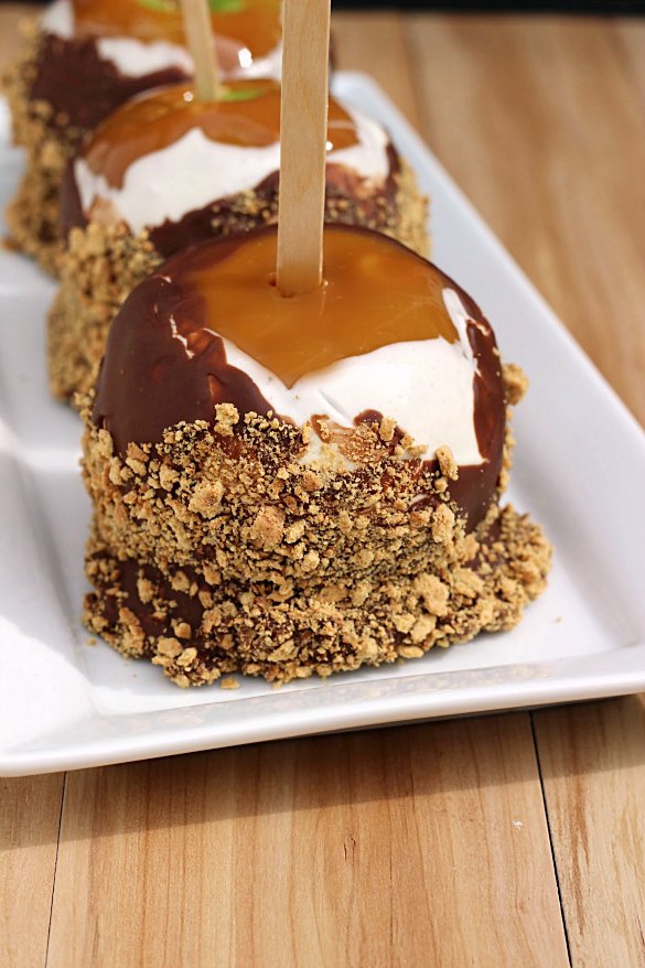 Caramel Apple S'mores