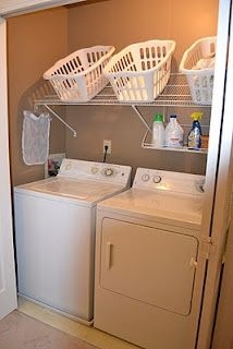 To Hold Laundry Baskets