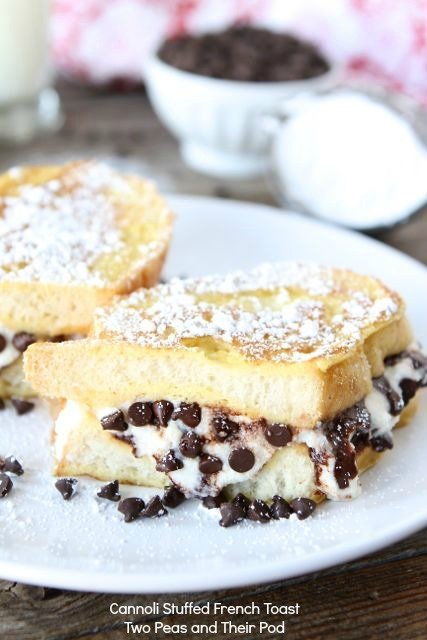 Cannoli Stuffed French Toast