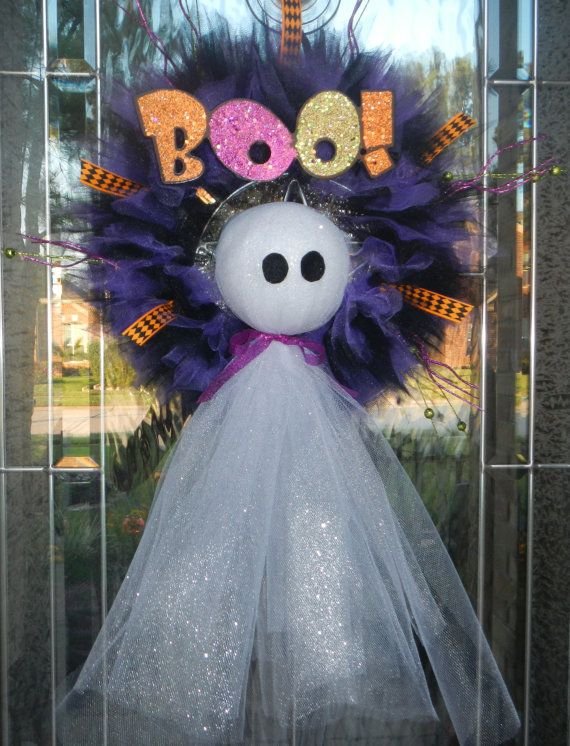 BOOtiful Ghost Wreath