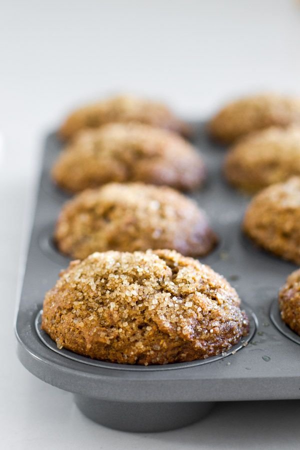 Healthy Gingerbread Muffins