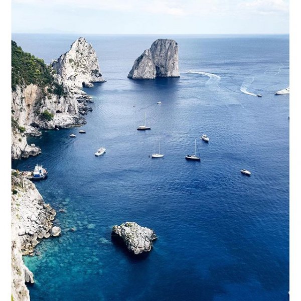 Faraglioni, Anacapri, coast, sea, landform,