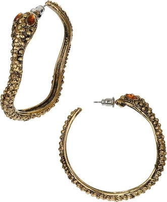 Topshop Snake Wrap Hoops