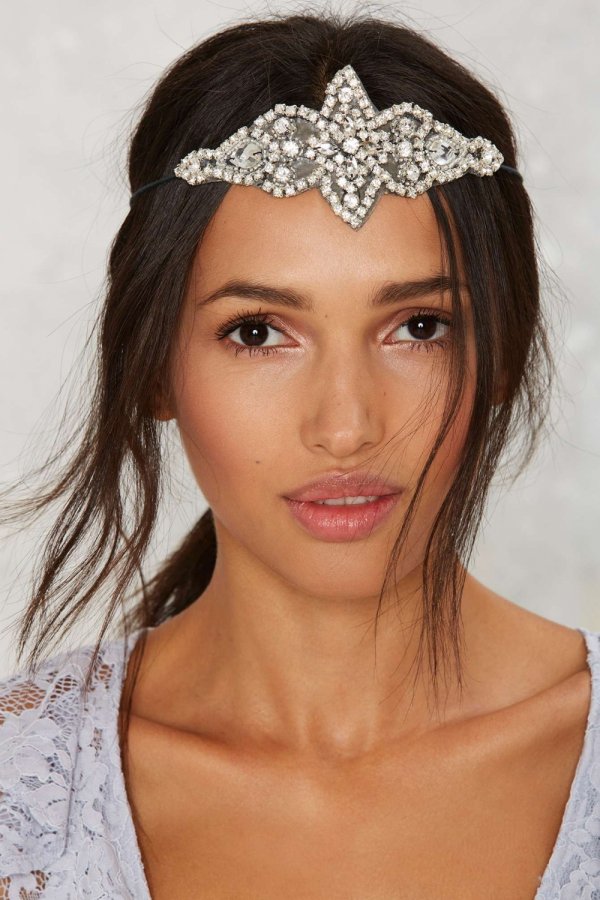 Nasty Gal ~ Rock 'N Rose Cressida Rhinestone Halo Headband