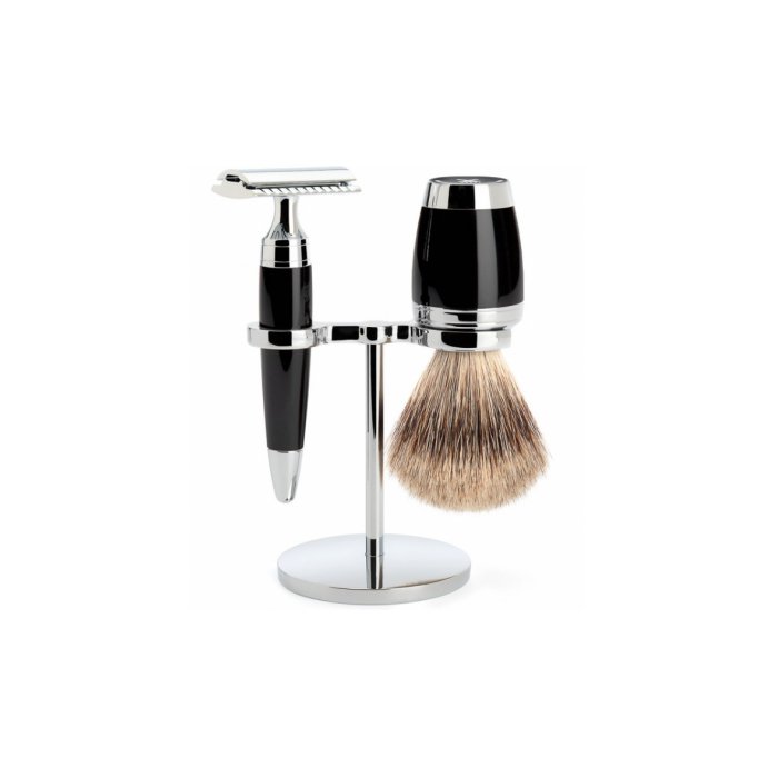 Muehle Black/Metal 4 Part Shave Kit