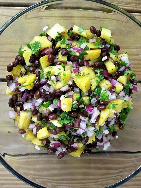 Pineapple Black Bean Salsa