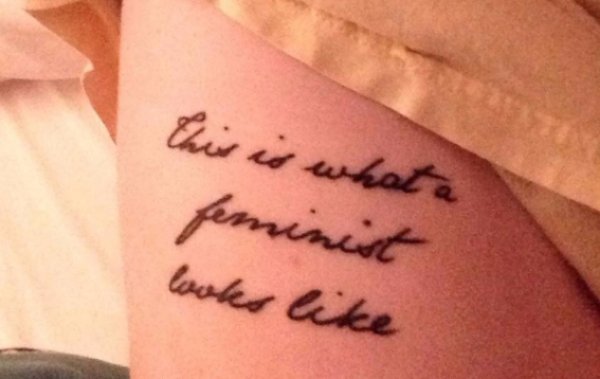 Tattoo tagged with: feminist, small, know them raise them be them, symbols,  tiny, planet symbol, ifttt, little, astrology, michellesantana, english,  minimalist, lettering, achilles, quotes, other, english tattoo quotes,  venus symbol, languages |