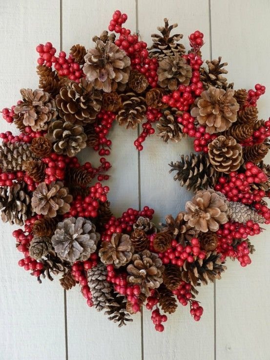 Pine Cone Wreath