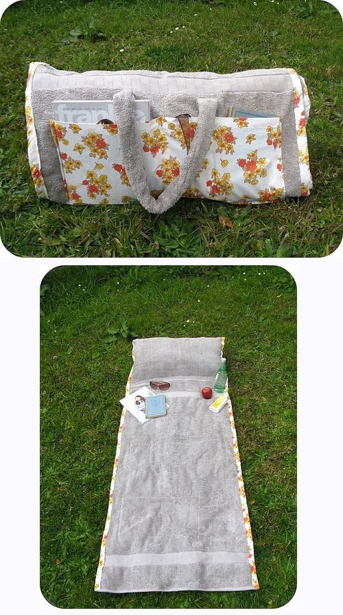 Beach Towel Tote