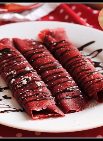 Red Velvet Crepes