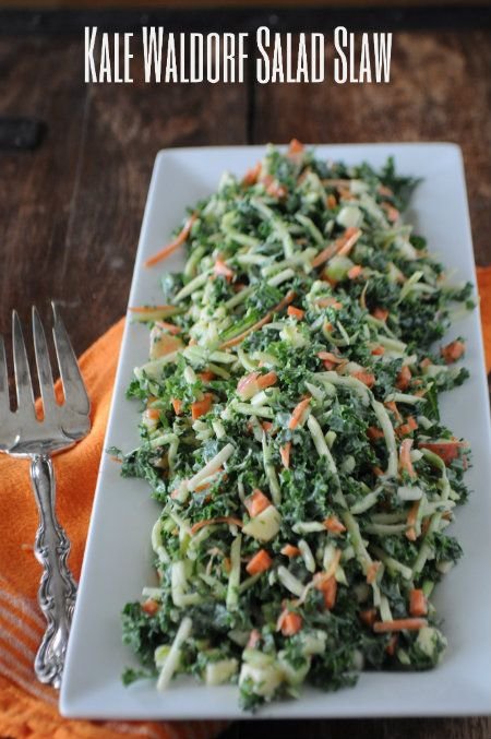 Kale Waldorf Salad Slaw